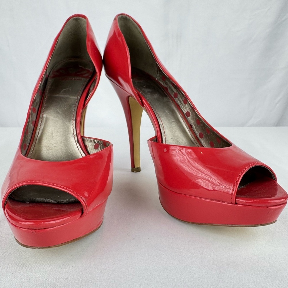Y2K Fergalicious by Fergie Salmon Pink Heels